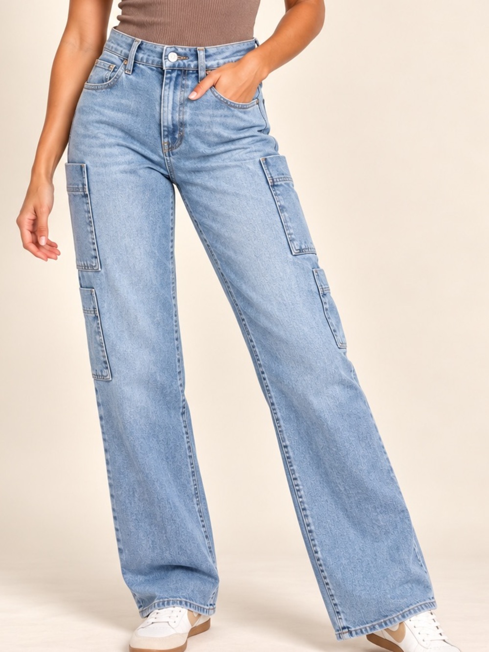 Levi’s Strauss Signature Heritage High Rise Straight Cargo Jeans 12